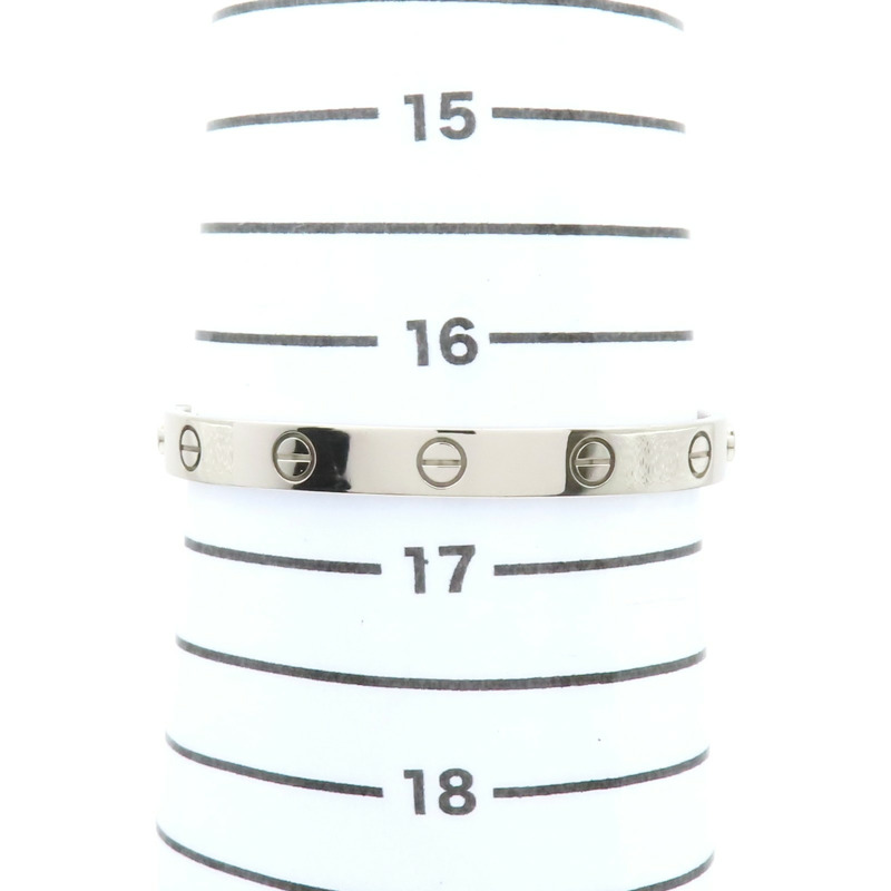 18K白金 Love bracelet 手環 附螺絲起子【Cartier 卡地亞】-14