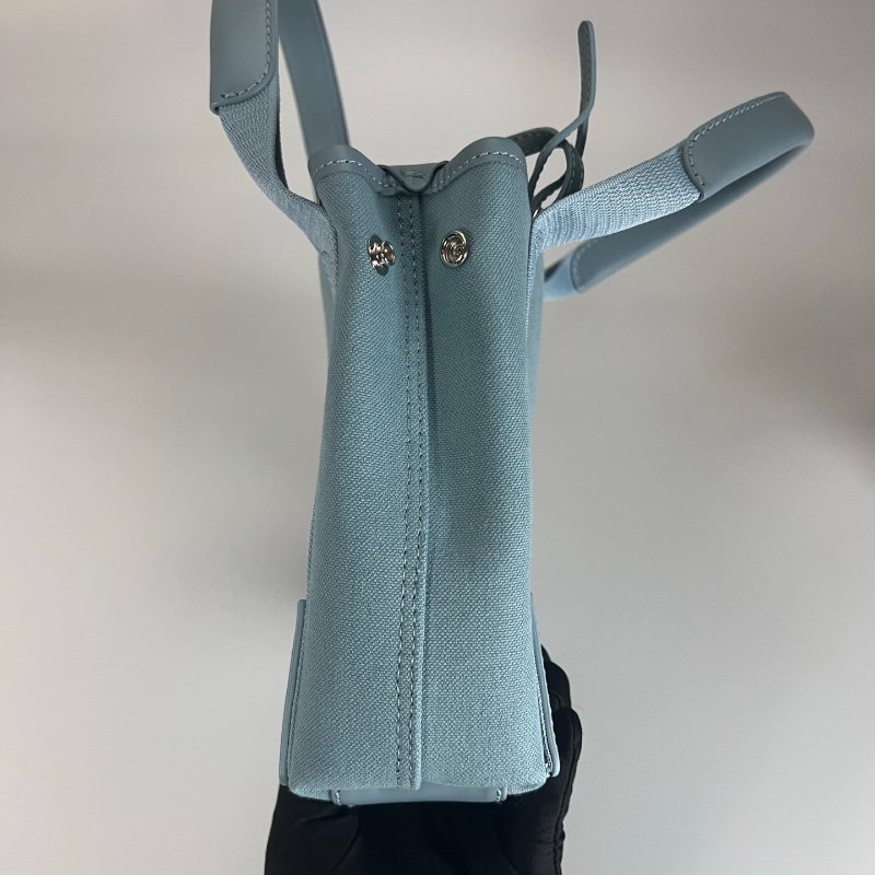 BALENCIAGA 390346 藍帆布CABAS包 XS-2