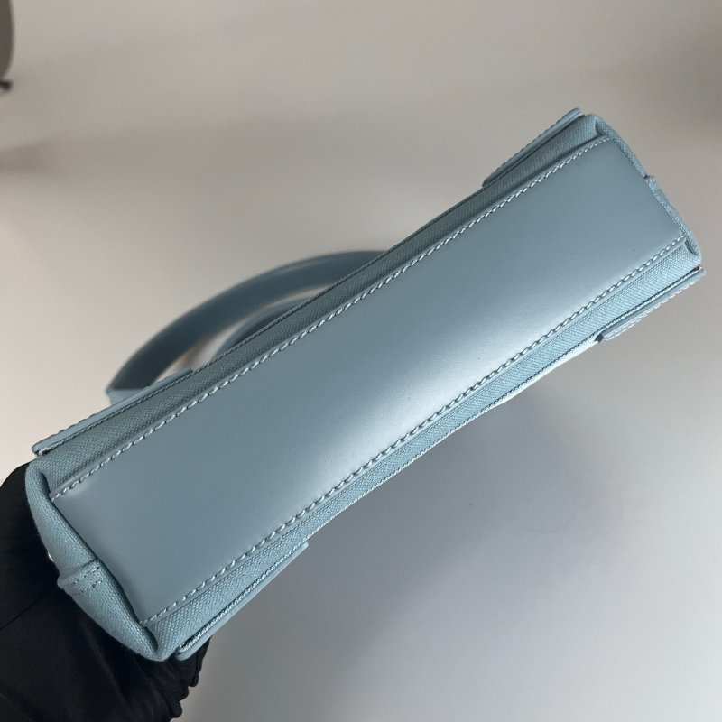 BALENCIAGA 390346 藍帆布CABAS包 XS-6