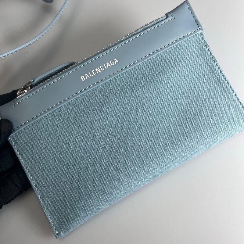 BALENCIAGA 390346 藍帆布CABAS包 XS-7