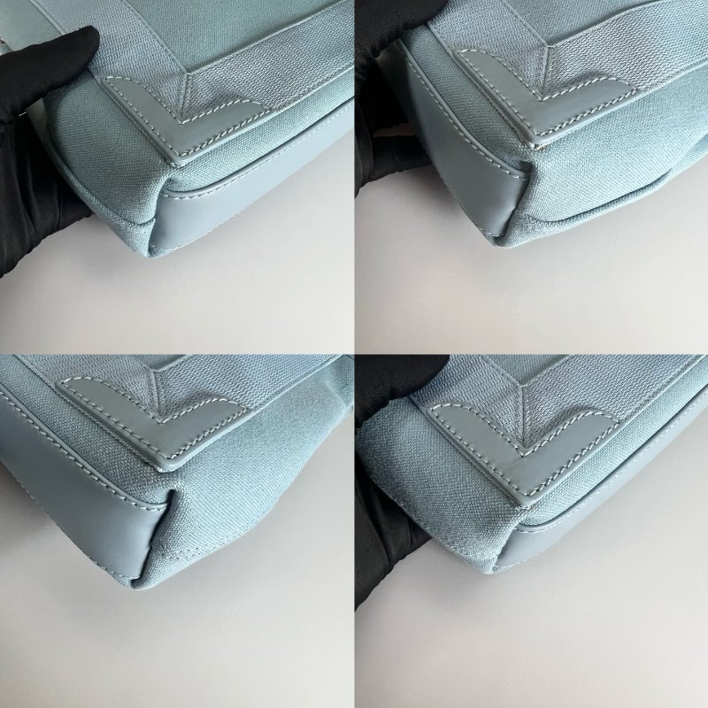 BALENCIAGA 390346 藍帆布CABAS包 XS-11