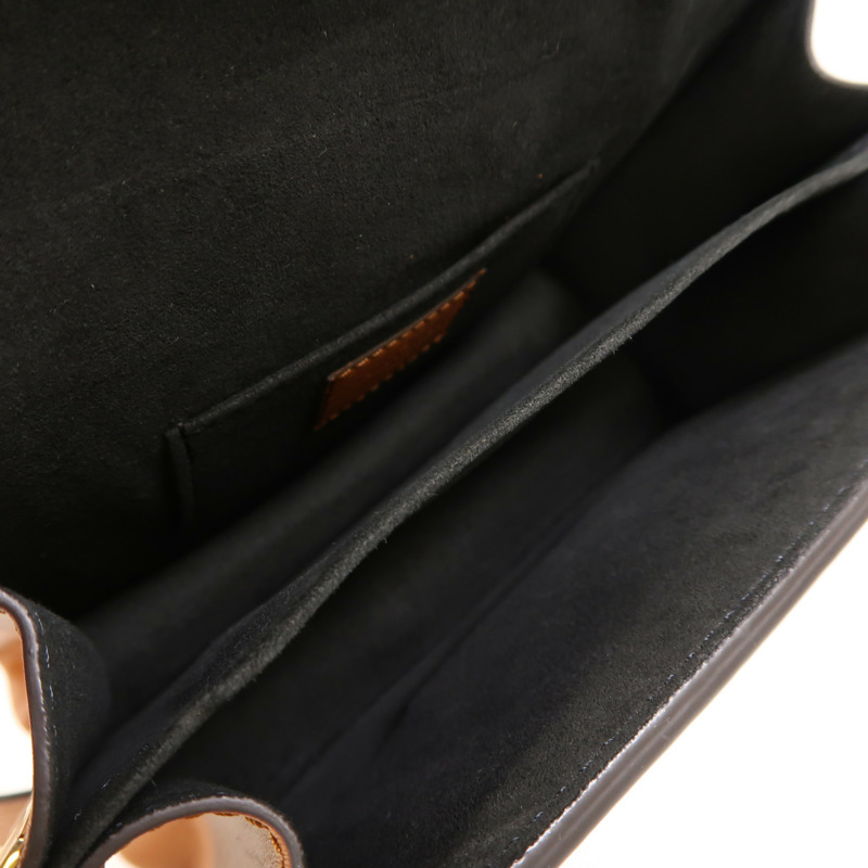 LOUIS VUITTON Monogram Reverse Mini Dauphine金扣肩背袋-4