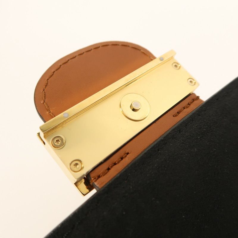 LOUIS VUITTON Monogram Reverse Mini Dauphine金扣肩背袋-17