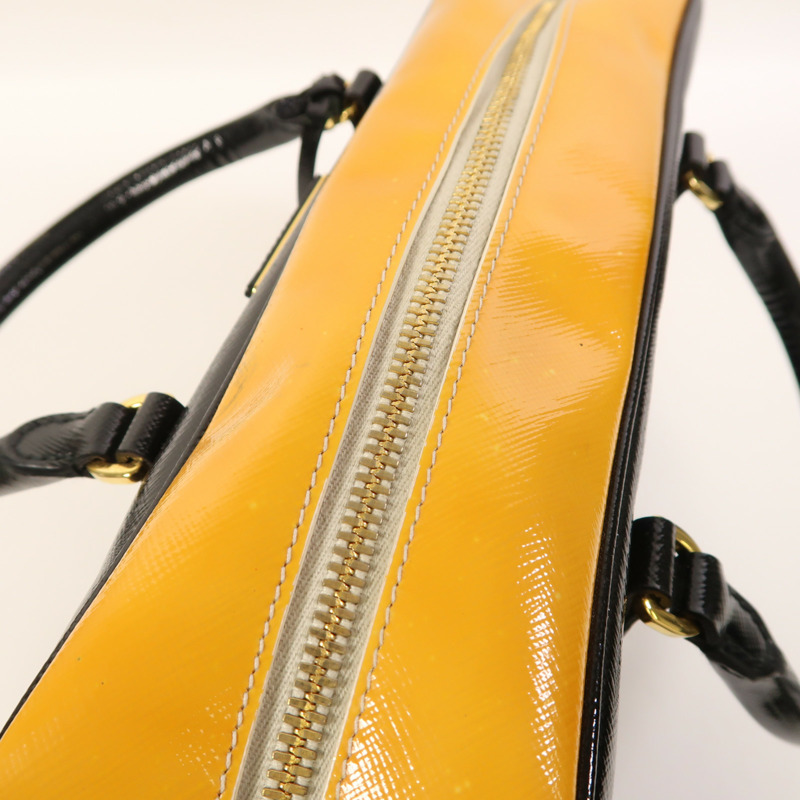 PRADA 漆皮皮革2 Way Shoulder金扣手挽肩背兩用袋-14