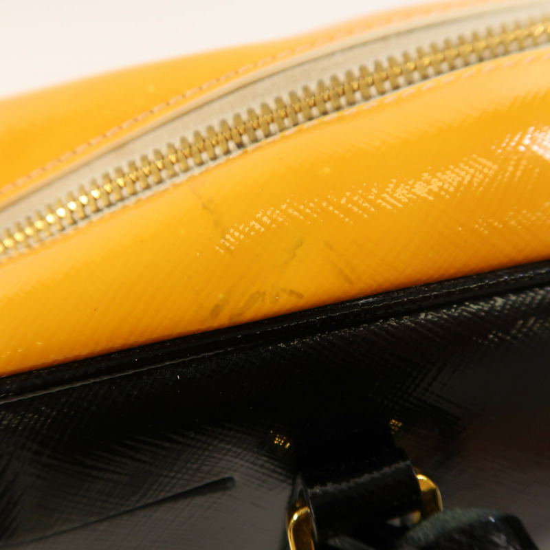 PRADA 漆皮皮革2 Way Shoulder金扣手挽肩背兩用袋-16