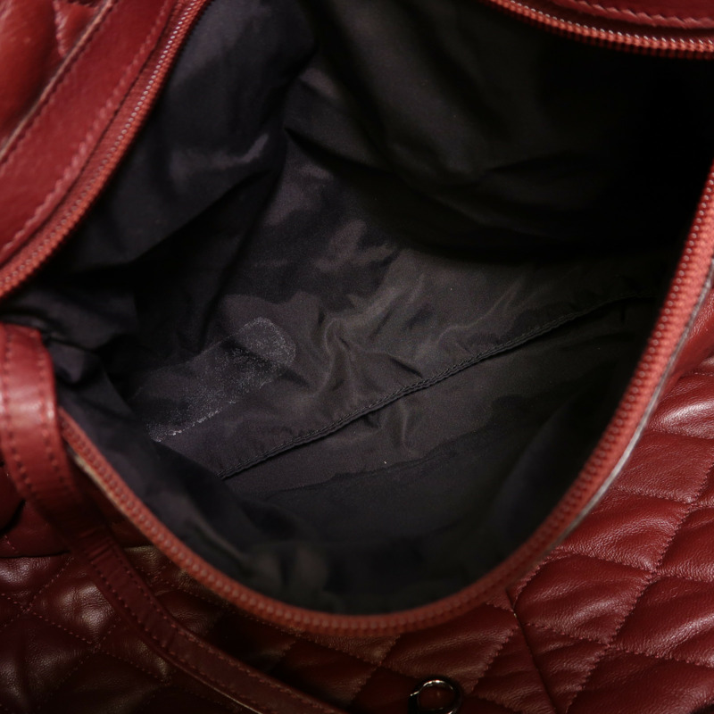 CHANEL 牛皮皮革Coco Cocoon銀扣手挽袋-5