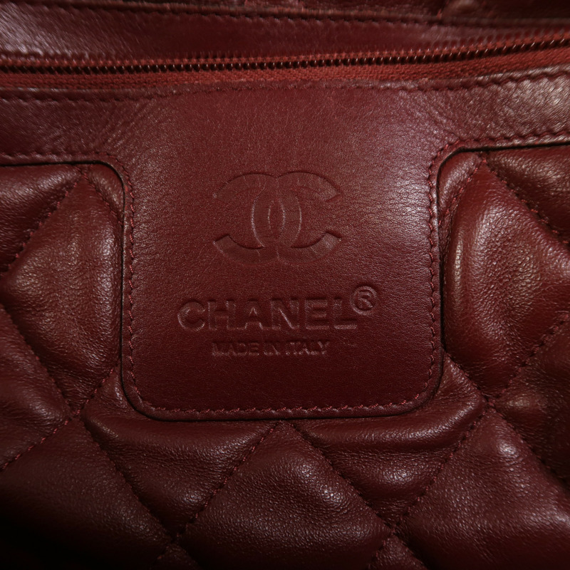 CHANEL 牛皮皮革Coco Cocoon銀扣手挽袋-6