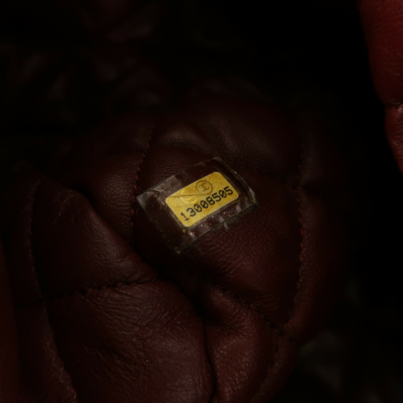 CHANEL 牛皮皮革Coco Cocoon銀扣手挽袋-7