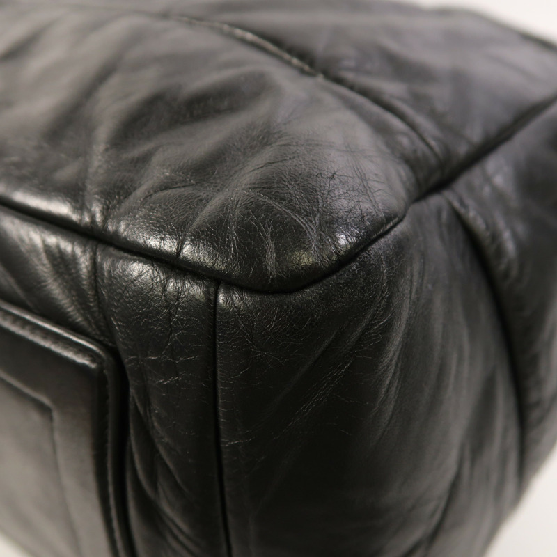 CHANEL 牛皮皮革Coco Cocoon銀扣手挽袋-11