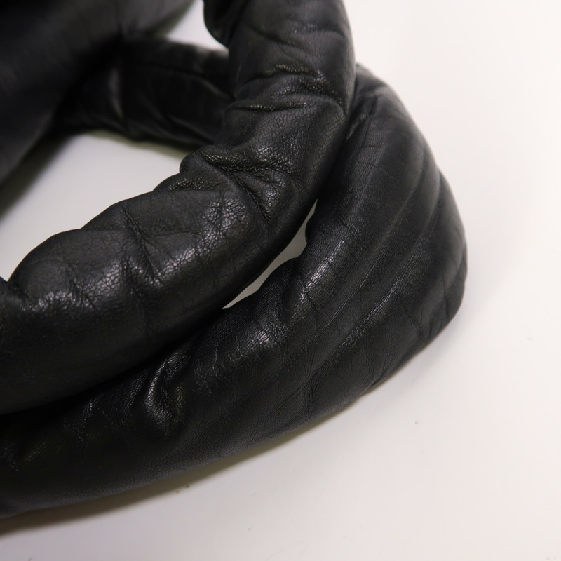 CHANEL 牛皮皮革Coco Cocoon銀扣手挽袋-18