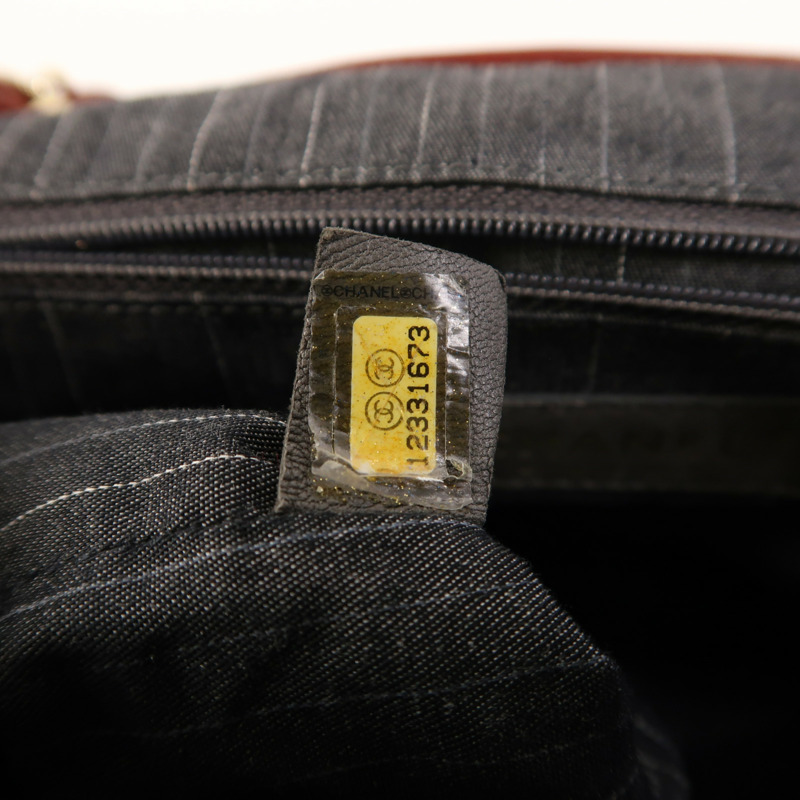 CHANEL 牛皮皮革/羊皮皮革Classic Portobello Tote金扣手挽肩背兩用袋-6