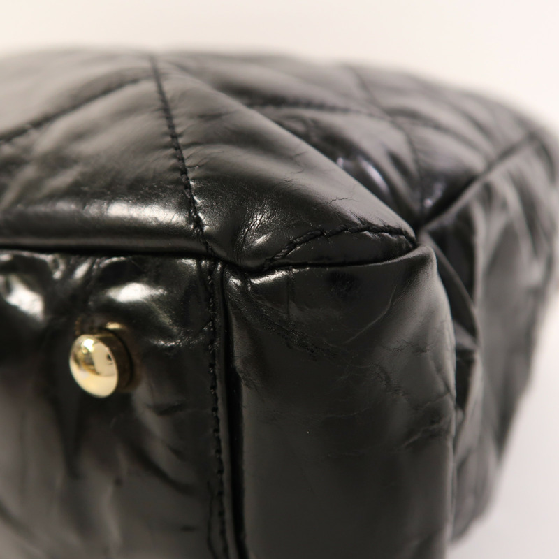 CHANEL 牛皮皮革/羊皮皮革Classic Portobello Tote金扣手挽肩背兩用袋-10