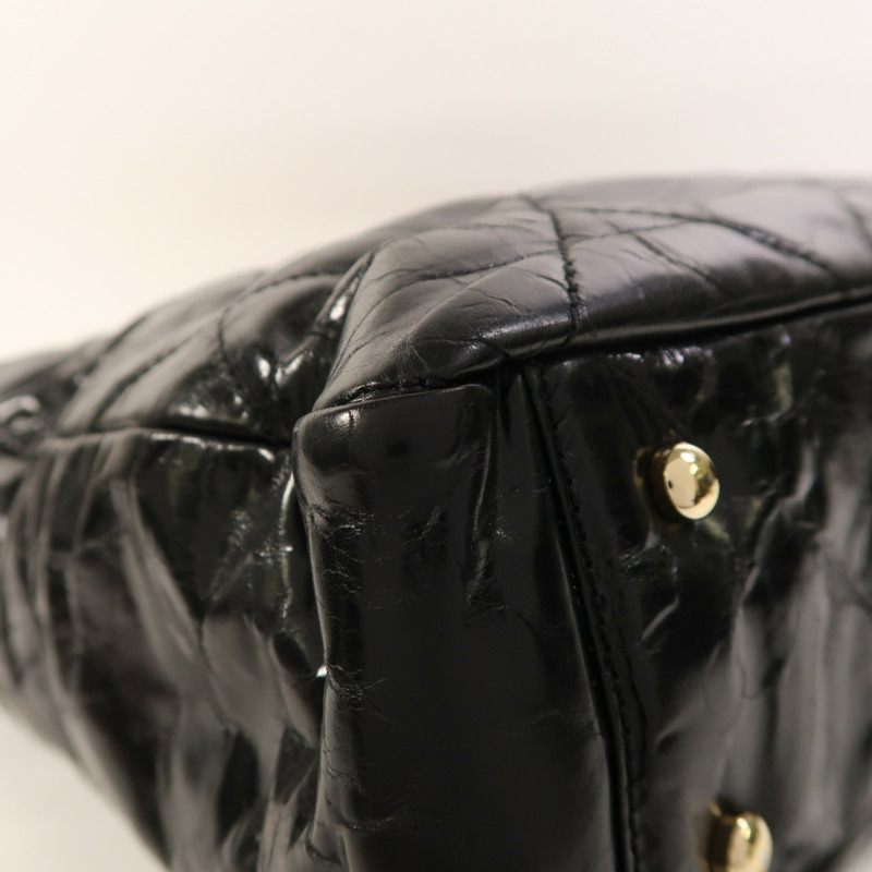 CHANEL 牛皮皮革/羊皮皮革Classic Portobello Tote金扣手挽肩背兩用袋-13