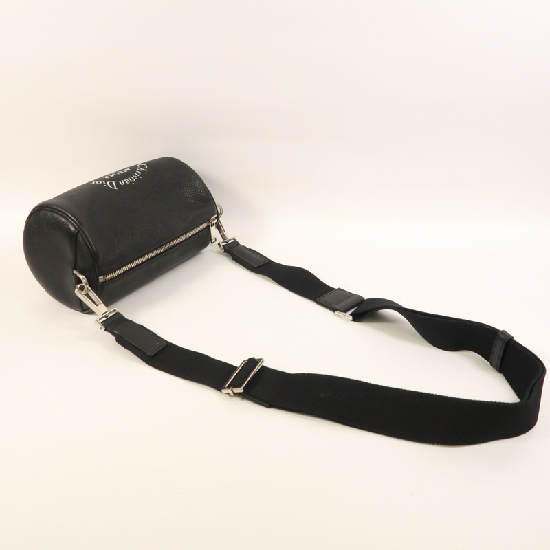 Dior 牛皮皮革Roller銀扣肩背袋-7