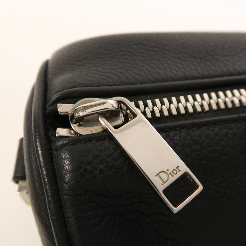 Dior 牛皮皮革Roller銀扣肩背袋-14