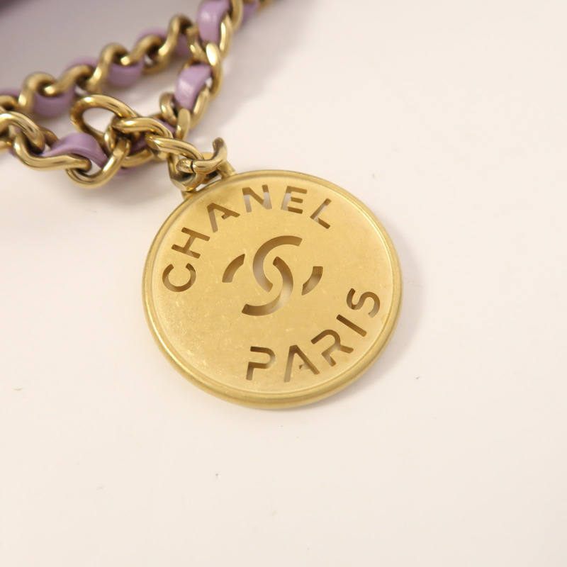 CHANEL 牛皮皮革Chanel 22 Mini金扣手挽肩背兩用袋-14