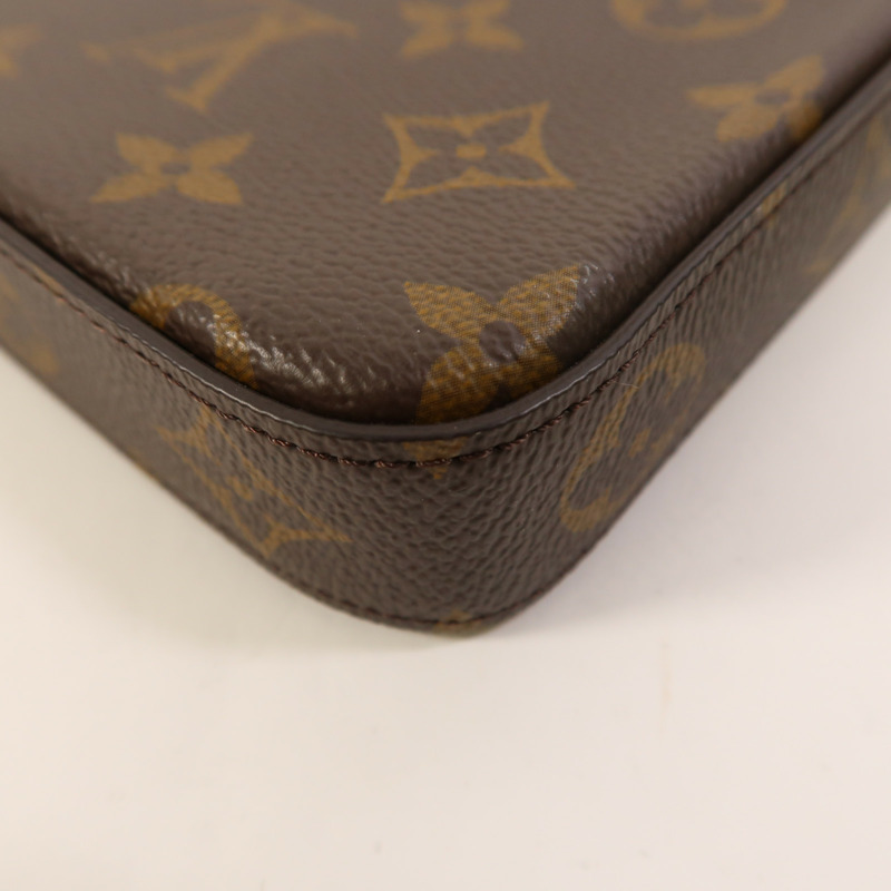 LOUIS VUITTON Monogram Pochette Felicie金扣鏈帶肩背袋-11