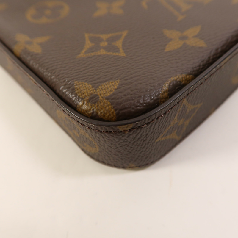 LOUIS VUITTON Monogram Pochette Felicie金扣鏈帶肩背袋-12