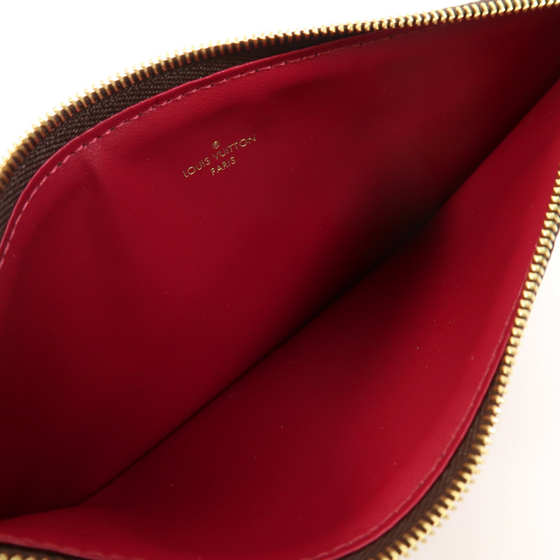 LOUIS VUITTON Monogram Pochette Felicie金扣鏈帶肩背袋-16