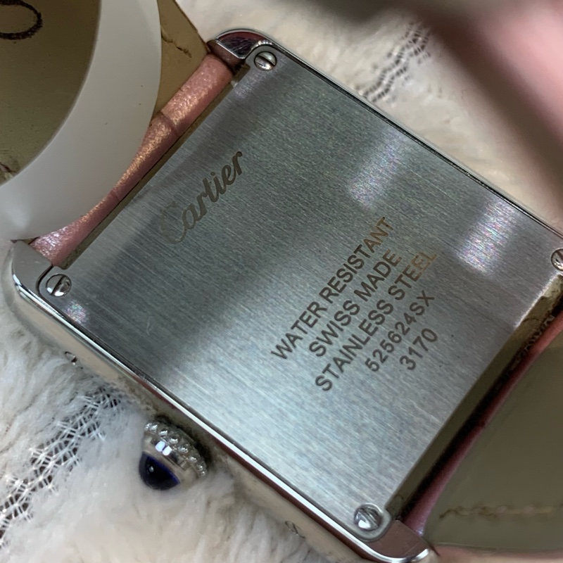 💌情人節送禮🎀Cartier Watch pink Tank Must W5200005-3