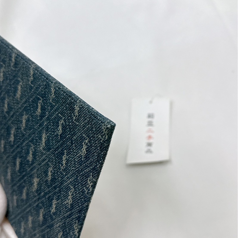 莉亞精品♡Ysl 棕牛仔老花手拿包 二手美品-12