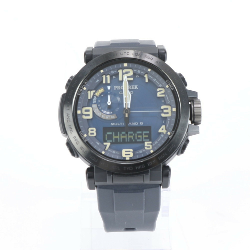 卡西歐 Pro Trek PRW-6600Y 男士海軍藍手錶-1