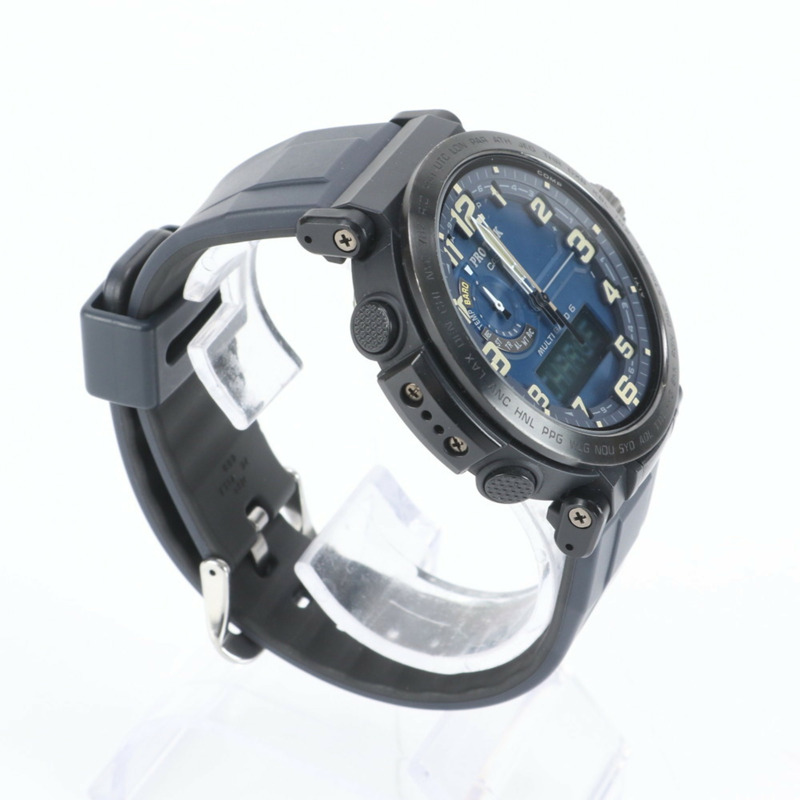 卡西歐 Pro Trek PRW-6600Y 男士海軍藍手錶-3