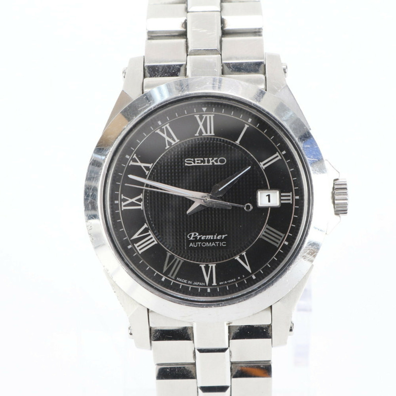 精工 Premier Date 自動腕錶 6R15-00F0 時尚男士腕錶-0