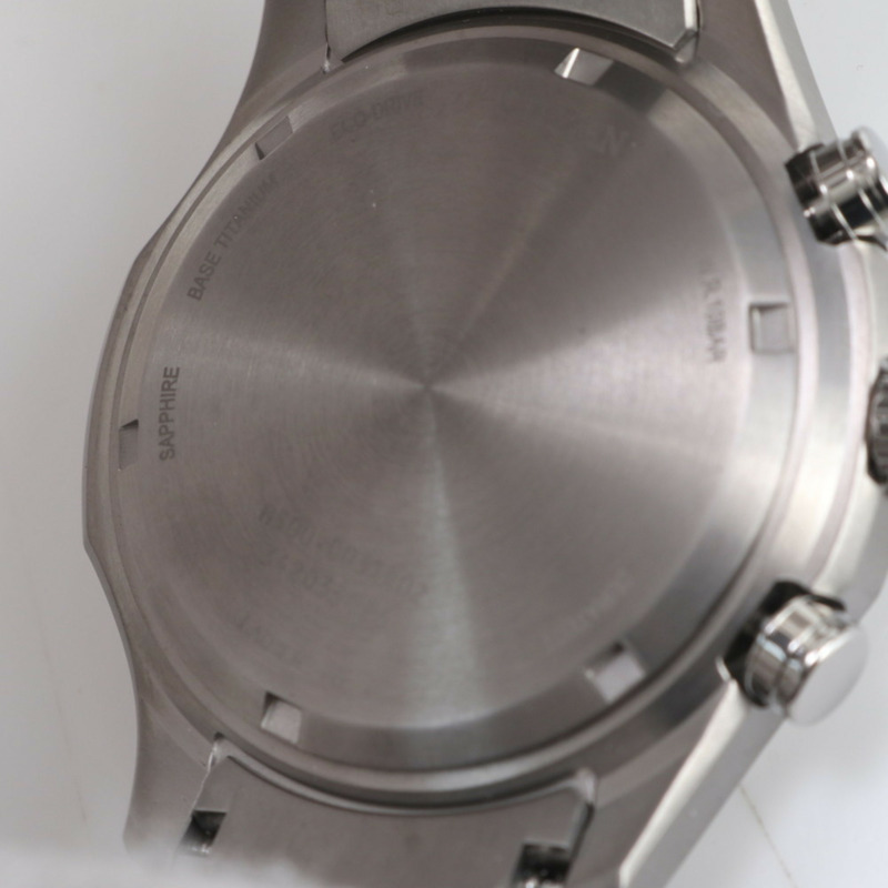 西鐵城光動能計時腕錶 AT2530-85L 銀色男士腕錶-6