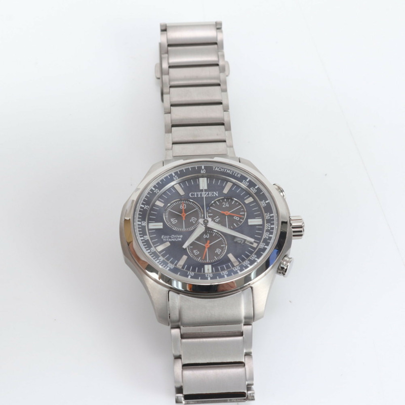 西鐵城光動能計時腕錶 AT2530-85L，銀色，時尚品牌，男士腕錶-2