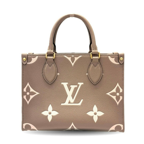 Louis Vuitton On the Go PM 雙色 Monogram Empreinte Tourterelle RFID 保護殼 M45779