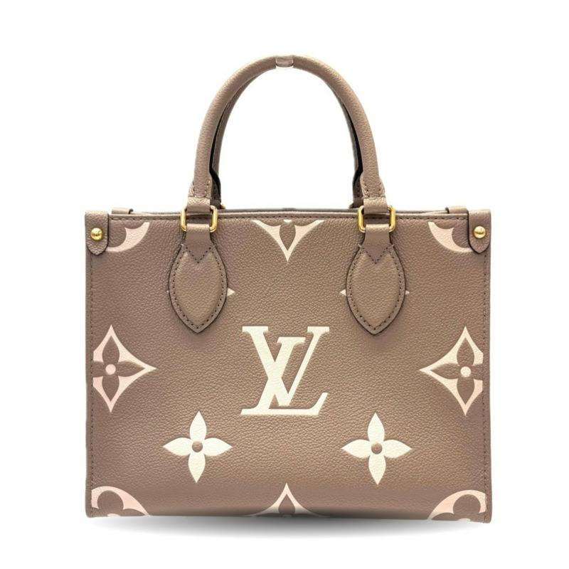 Louis Vuitton On the Go PM 雙色 Monogram Empreinte Tourterelle RFID 保護殼 M45779-0