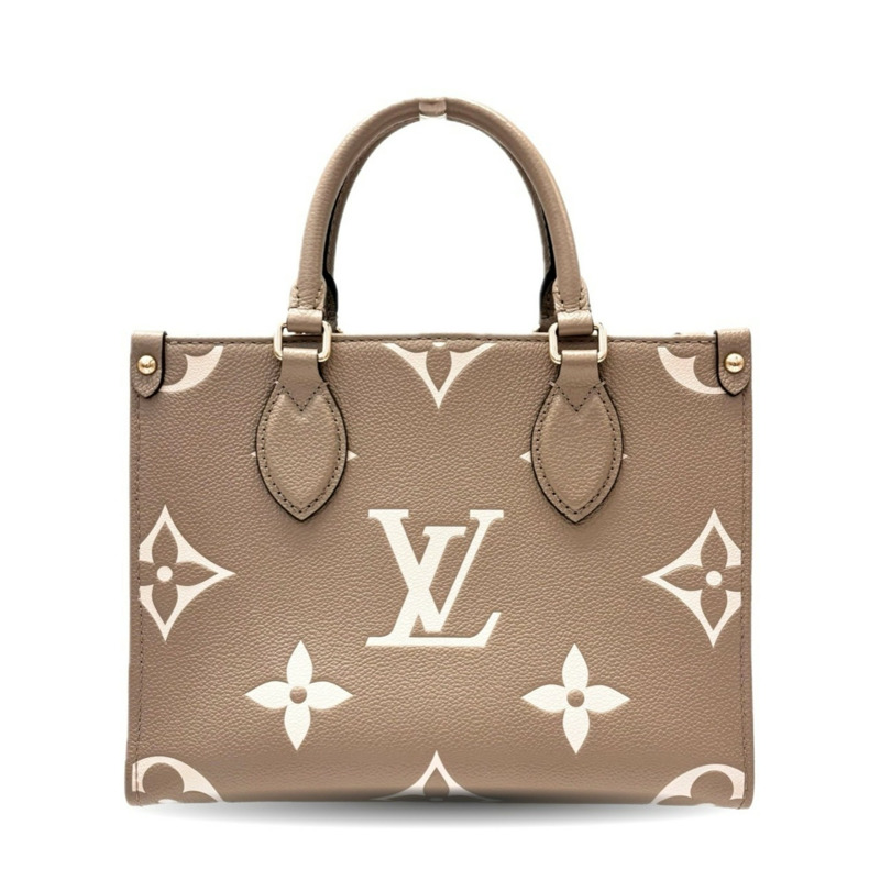 Louis Vuitton On the Go PM 雙色 Monogram Empreinte Tourterelle RFID 保護殼 M45779-1