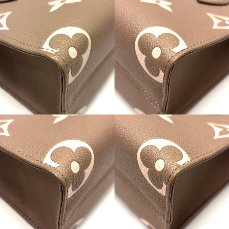 Louis Vuitton On the Go PM 雙色 Monogram Empreinte Tourterelle RFID 保護殼 M45779-2