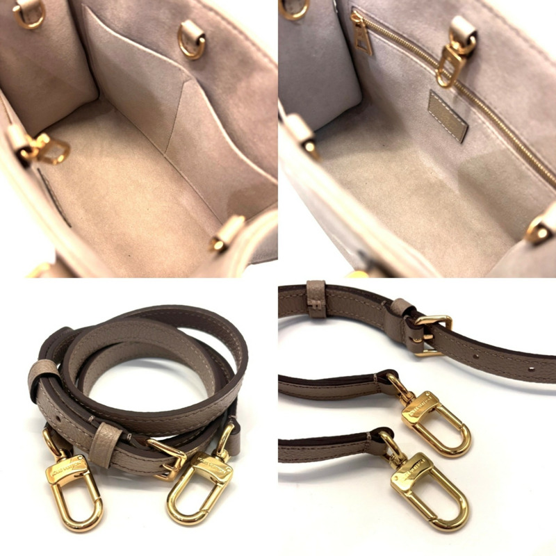 Louis Vuitton On the Go PM 雙色 Monogram Empreinte Tourterelle RFID 保護殼 M45779-5