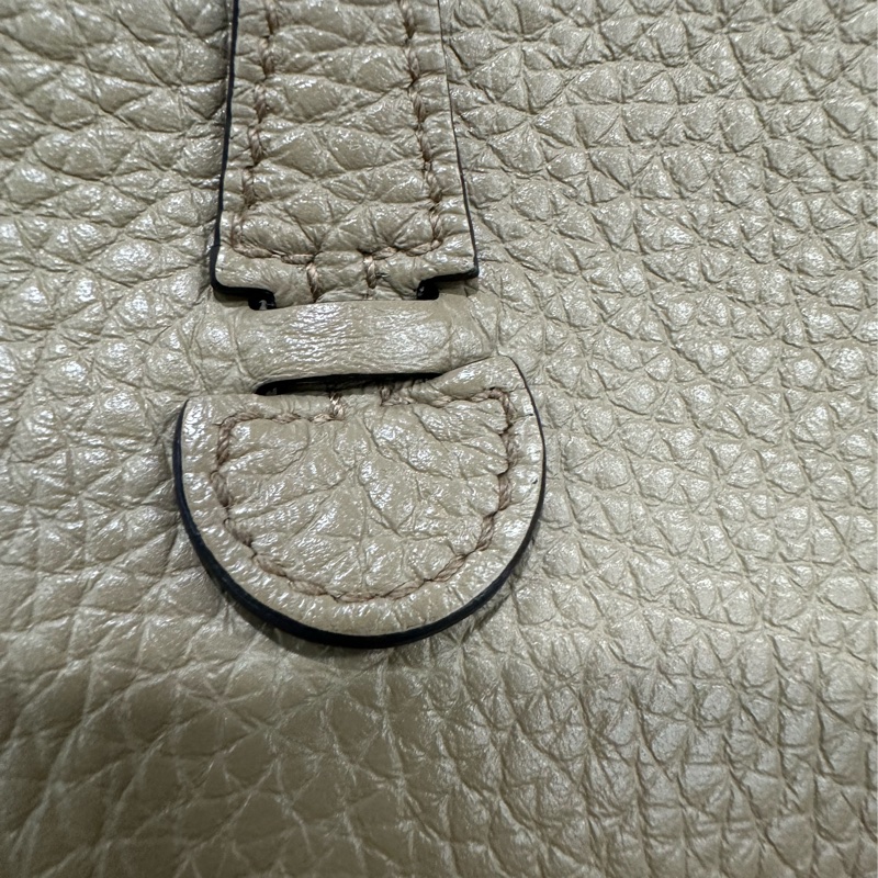 Hermes 8Q馬爾法米色Beige Marfa Clemence皮銀釦Mini Evelyne16Amazone斜背包 H069426-7