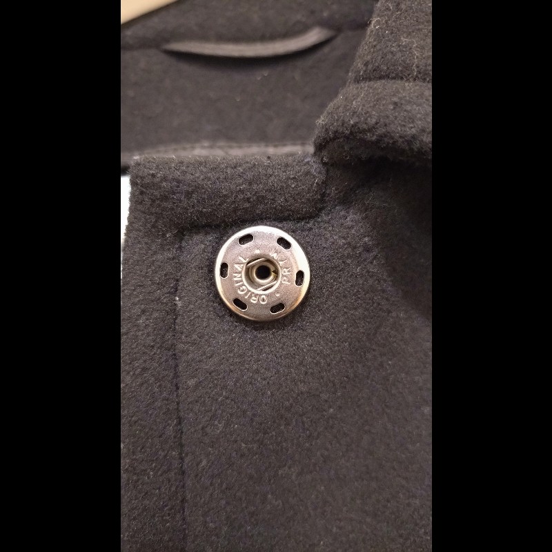 Prada 有帽黑色毛料斗篷外套-15