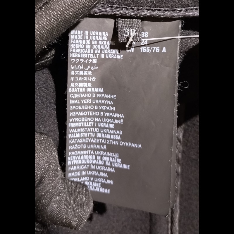 Prada 有帽黑色毛料斗篷外套-20