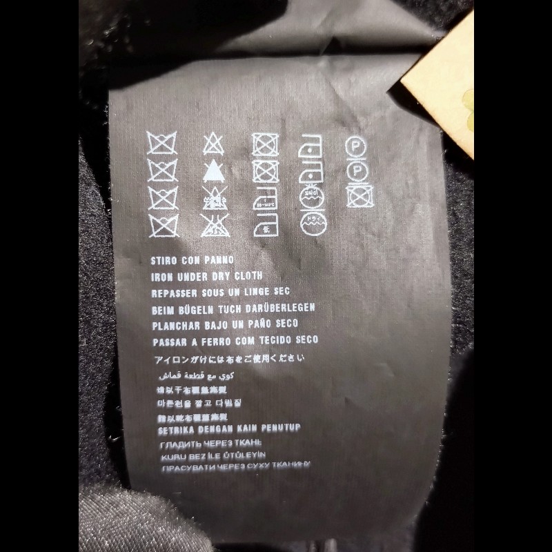 Prada 有帽黑色毛料斗篷外套-22