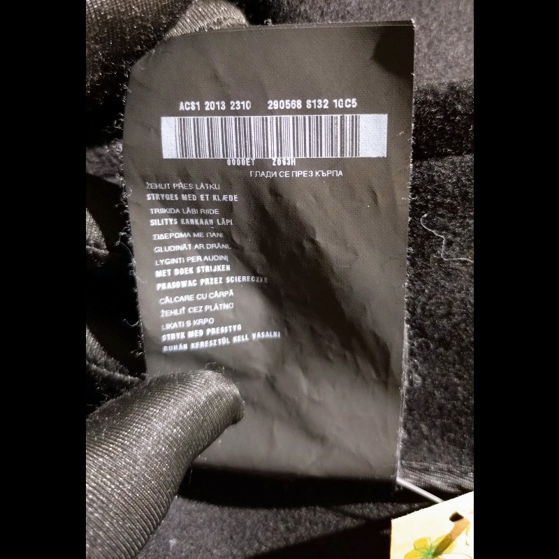 Prada 有帽黑色毛料斗篷外套-27