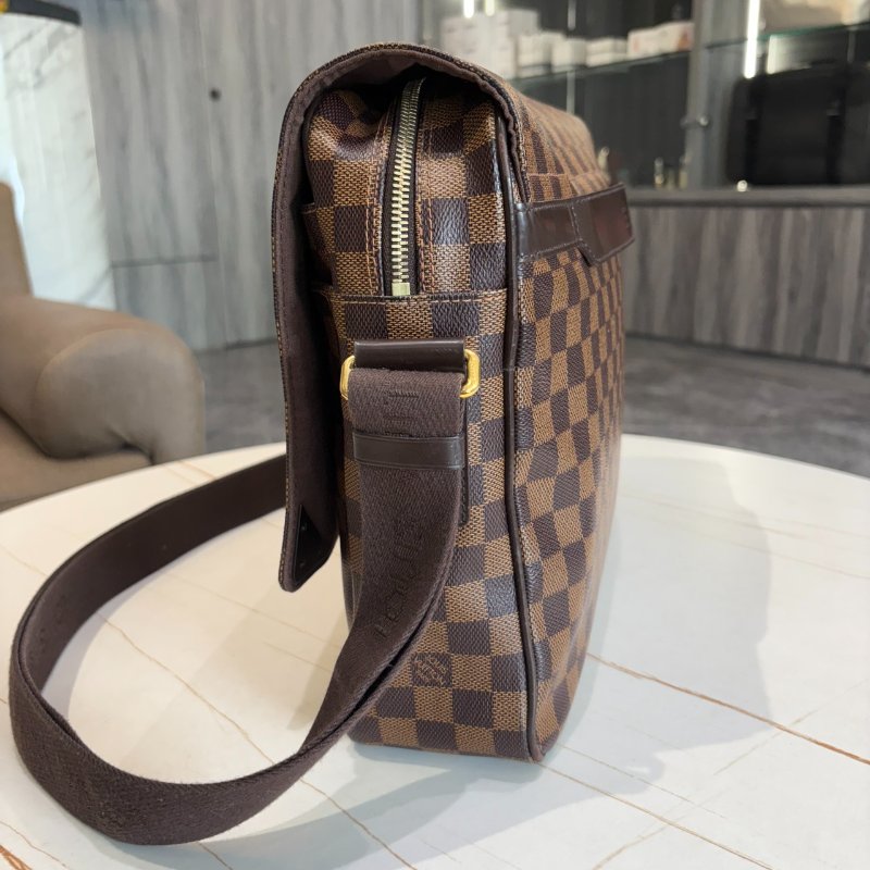 *SHIHNA名牌精品* LV N41149 棋盤格 郵差斜肩包-6