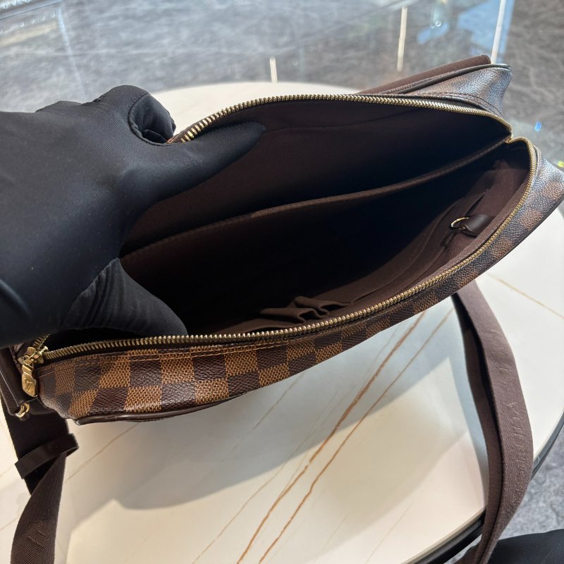 *SHIHNA名牌精品* LV N41149 棋盤格 郵差斜肩包-7