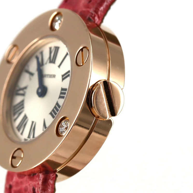 卡地亞 Love Watch PG 3P PG/RG 石英腕錶-2