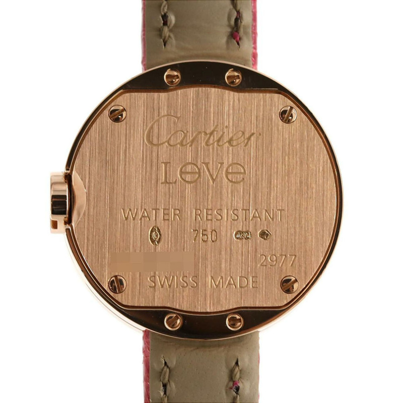 卡地亞 Love Watch PG 3P PG/RG 石英腕錶-3