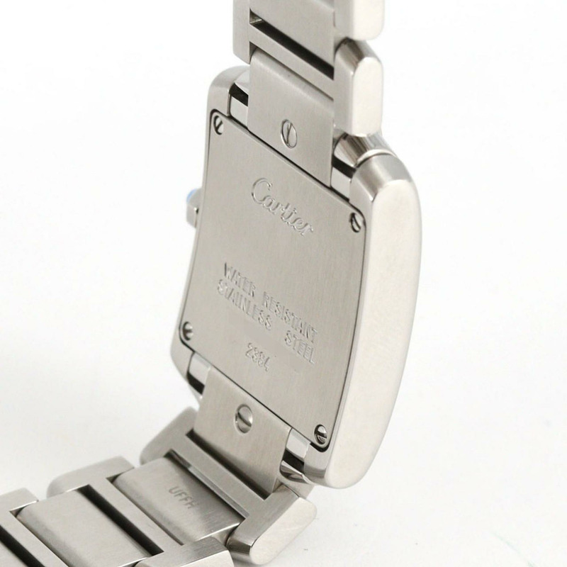 卡地亞 Tank Française SM W51008Q3 不鏽鋼石英錶-5