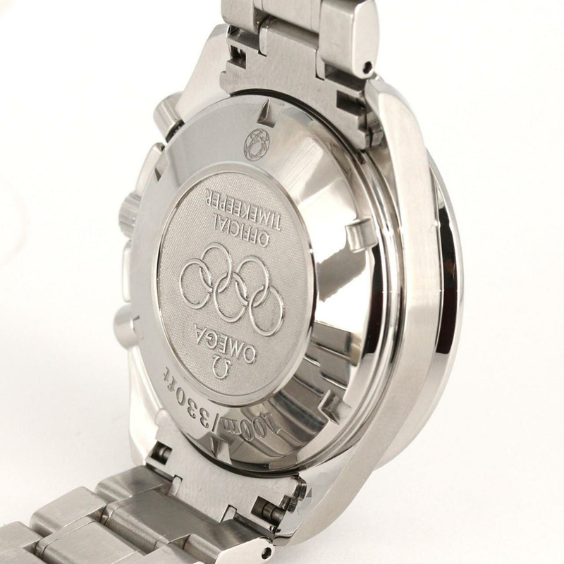 歐米茄超霸系列日期顯示奧運系列腕錶 323.10.40.40.04.001 不鏽鋼自動腕錶-5
