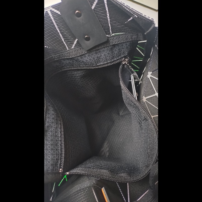 Issey Miyake BAOBAO 藍綠拼色購物包 6×6-16