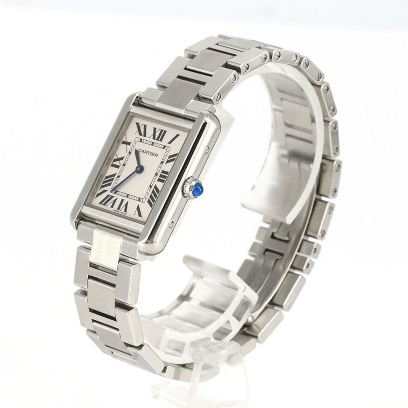 卡地亞 Tank Solo SM W5200013 不鏽鋼石英錶-1