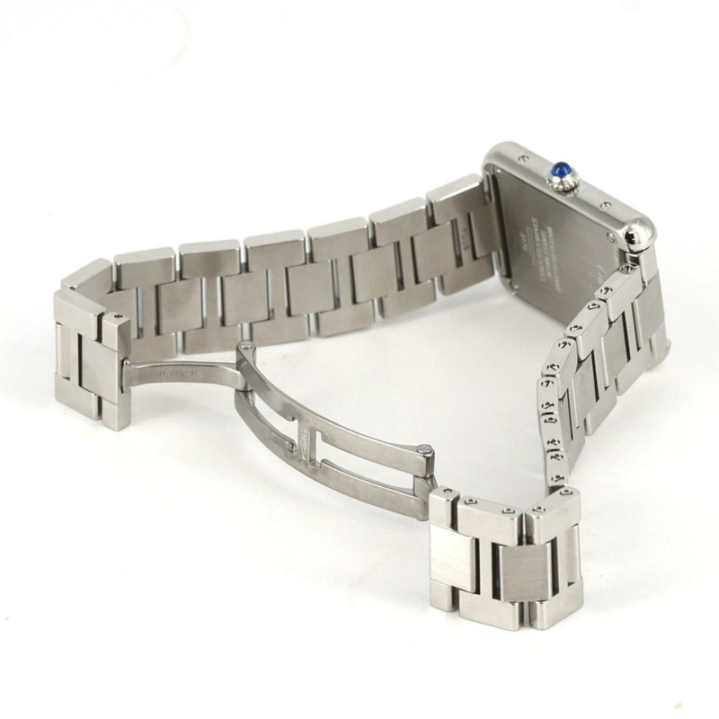 卡地亞 Tank Solo SM W5200013 不鏽鋼石英錶-6