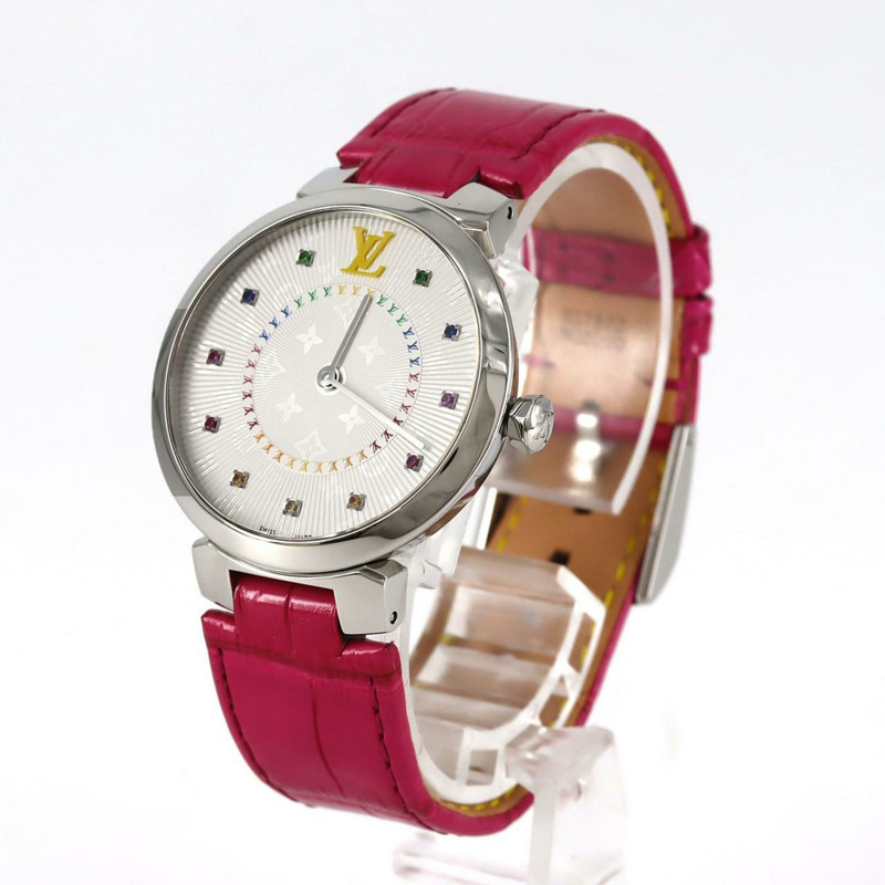 路易威登 Tambour Slim 11P QA159 不鏽鋼石英錶-1